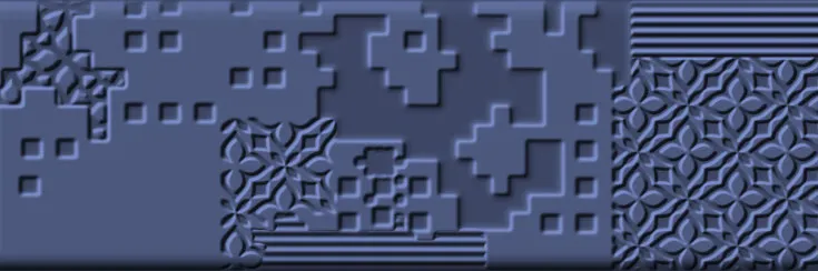 Blue Metro Tiles