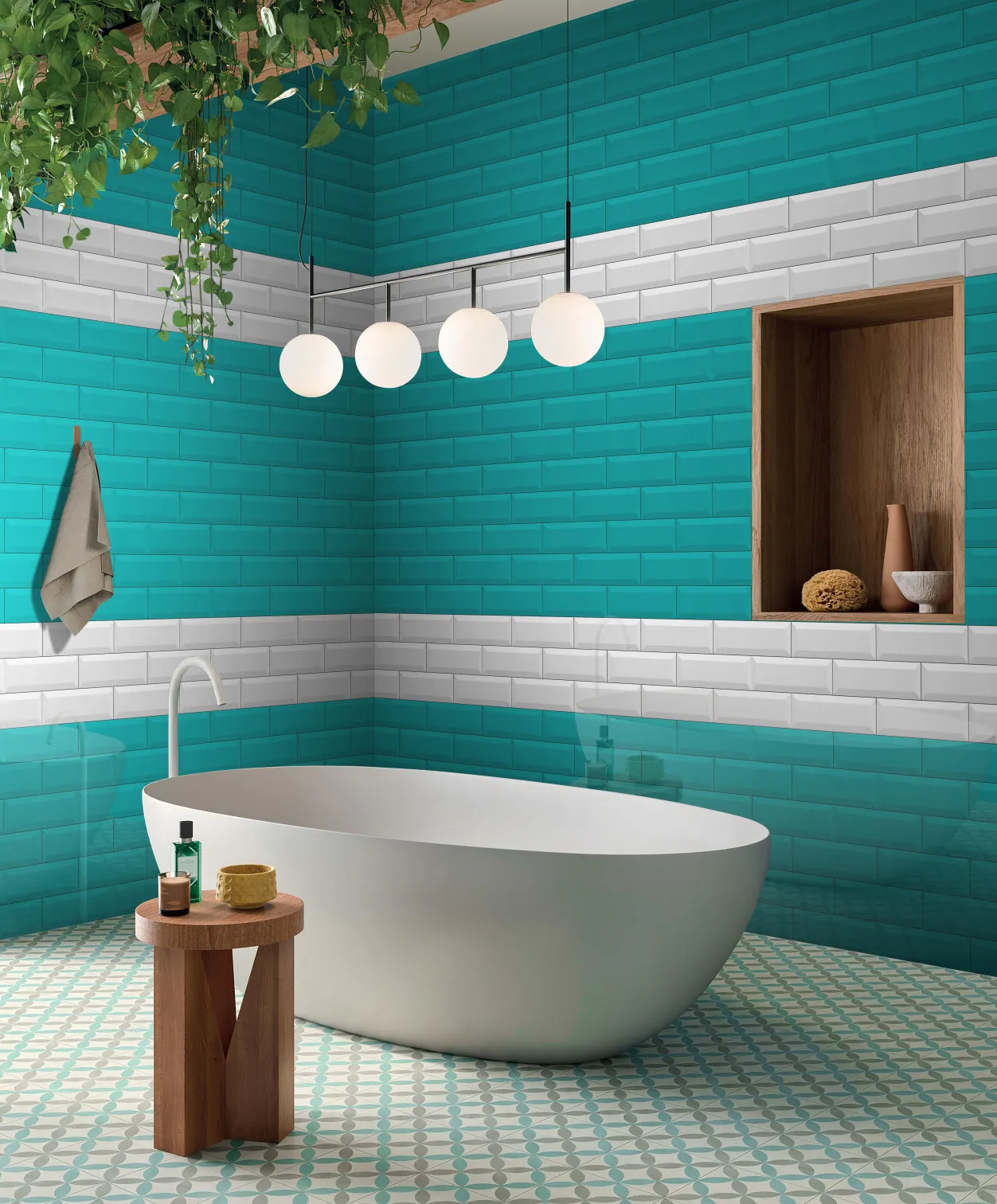 Blue Metro Tiles