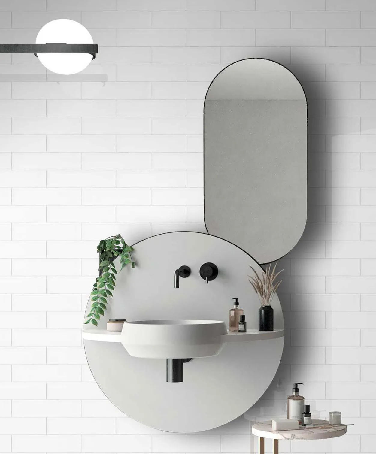White Metro Tiles Preview